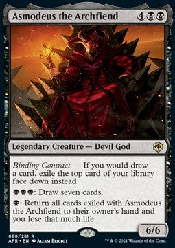 Asmodeus the Archfiend AFR-88 Rare Excellent Englisch Foil