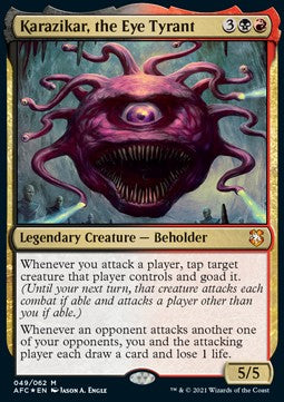 Karazikar, the Eye Tyrant AFC-49 Mythic Near Mint Englisch Foil