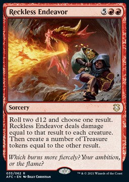 Reckless Endeavor AFC-33 Rare Near Mint Englisch