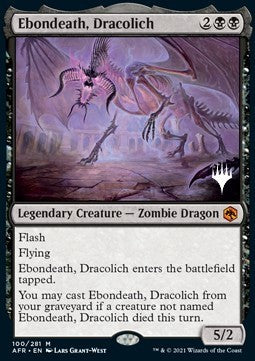 Ebondeath, Dracolich PAFR-100 Mythic Excellent Englisch