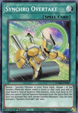 Synchro-Überholen DAMA-DE067 Secret Rare Excellent Deutsch 1. Auflage