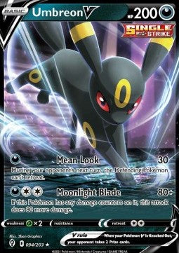 Umbreon V EVS-094 Ultra Rare Excellent Englisch