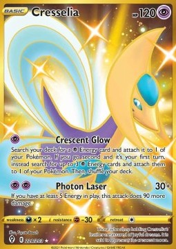 Cresselia EVS-228 Secret Rare Excellent Deutsch
