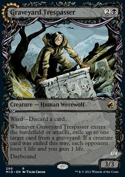 Graveyard Trespasser // Graveyard Glutton XMID-290 Rare Near Mint Englisch
