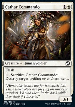 Cathar Commando MID-10 Common Near Mint Englisch
