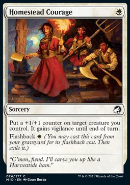 Homestead Courage MID-24 Common Excellent Englisch Foil