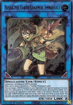 Aussa the Earth Charmer, Immovable MP21-019 Ultra Rare Near Mint Englisch 1. Auflage