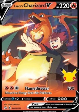 Lance's Charizard V SWSH-133 Promo Excellent Englisch