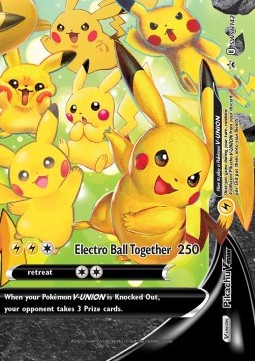 Pikachu V-UNION SWSH-142 Promo Excellent Deutsch
