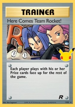 Here Comes Team Rocket! CEL-TR 15 Holo Rare Near Mint Englisch