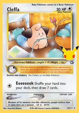 Cleffa CEL-NG 20 Rare Near Mint Englisch