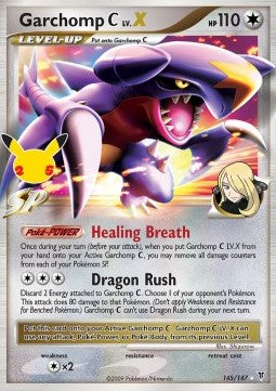 Garchomp [C] LV.X CEL-SV 145 Holo Rare Excellent Englisch
