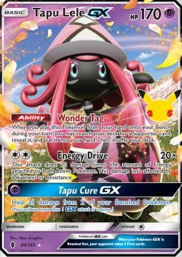 Tapu Lele GX CEL-GRI 60 Ultra Rare Near Mint Englisch