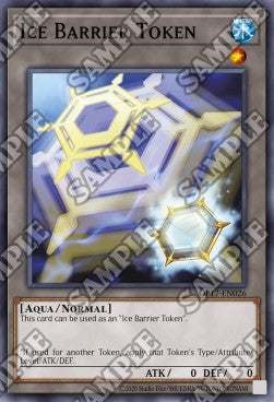 Ice Barrier Token OP17-026 Token Light Played Deutsch