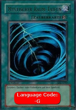 Mystischer Raum-Taifun (V.1) SRL-047 Ultra Rare Poor Deutsch