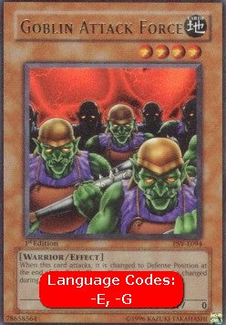 Goblin Angriffstrupp PSV-DE094 Ultra Rare Light Played Deutsch