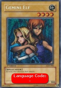 Elfenzwillinge (V.2) LON-000 Secret Rare Poor Deutsch