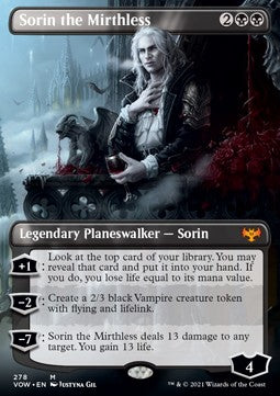 Sorin the Mirthless (V.1) XVOW-278 Mythic Good Englisch Foil