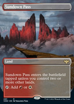 Abendsonnen-Pass XVOW-285 Rare Excellent Deutsch
