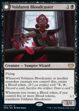 Voldaren Bloodcaster // Bloodbat Summoner VOW-137 Rare Near Mint Englisch