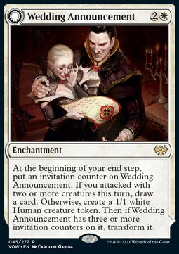 Wedding Announcement // Wedding Festivity VOW-45 Rare Excellent Englisch Foil