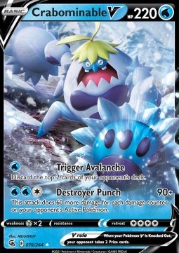 Crabominable V FST-076 Ultra Rare Excellent Englisch