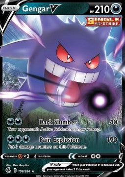 Gengar V FST-156 Ultra Rare Good Deutsch