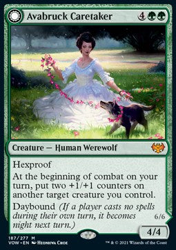 Avabruck Caretaker // Hollowhenge Huntmaster VOW-187 Mythic Good Englisch