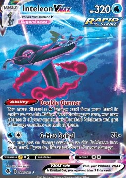 Intelleon VMAX FST-266 Secret Rare Light Played Deutsch