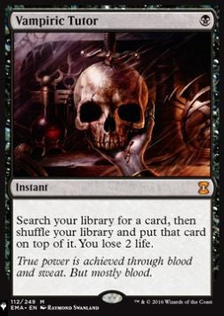 Vampiric Tutor ZNL-112 Mythic Excellent Englisch