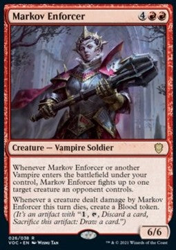 Markov Enforcer VOC-26 Rare Excellent Englisch