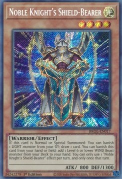Edler Ritter-Schildträger BROL-017 Secret Rare Near Mint Deutsch 1. Auflage