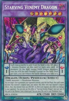 Hungernder Venemy-Drache BROL-034 Secret Rare Near Mint Deutsch 1. Auflage