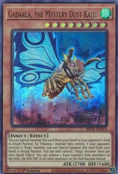 Gadarla, der mysteriöse Staub-Kaiju BROL-074 Ultra Rare Excellent Deutsch 1. Auflage
