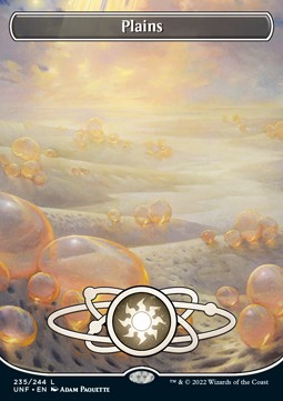 Plains UNF-235 Land Excellent Englisch Foil