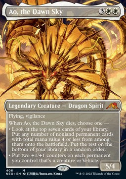 Ao, the Dawn Sky XNEO-406 Mythic Excellent Englisch Foil
