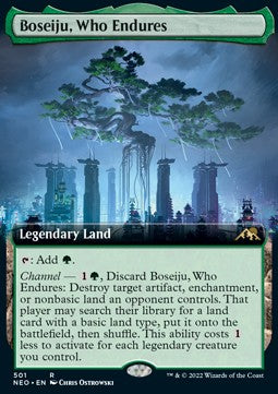 Boseiju, Who Endures (V.2) XNEO-501 Rare Near Mint Englisch Foil