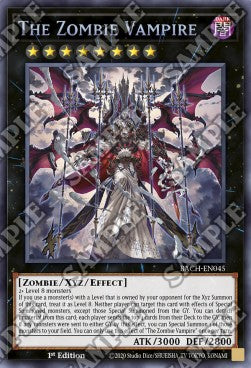 Der Zombievampir BACH-045 Secret Rare Near Mint Deutsch 1. Auflage