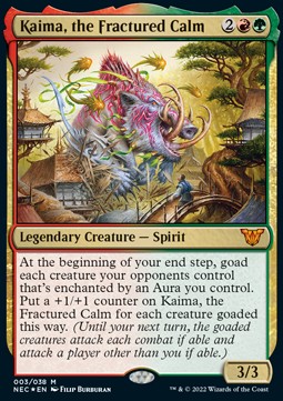 Kaima, the Fractured Calm NEC-3 Mythic Near Mint Englisch Foil