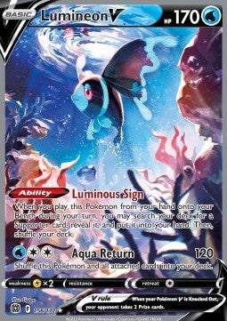 Lumineon V BRS-156 Ultra Rare EX Deutsch