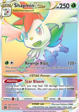 Shaymin VSTAR BRS-173 Secret Rare EX Deutsch