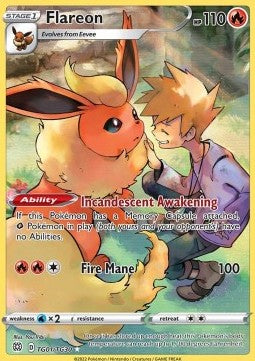 Flareon BRS-TG01 Holo Rare Excellent Englisch