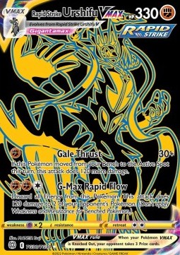 Fließender-Angriff-Wulaosu VMAX BRS-TG30 Secret Rare Boosterfrisch Deutsch