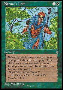 Nature's Lore ICE- Uncommon Light Played Englisch