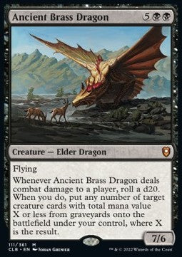 Uralter Messingdrache CLB-111 Mythic Excellent Deutsch