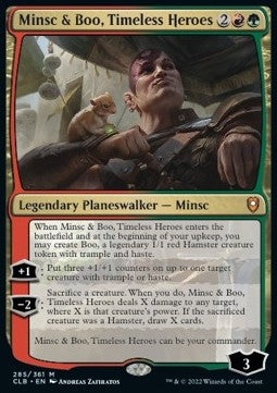 Minsc & Boo, Timeless Heroes CLB-285 Mythic Excellent Englisch