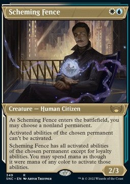 Scheming Fence XSNC-349 Rare Excellent Englisch Foil