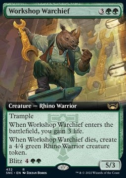 Werkstatt-Kriegshäuptling XSNC-432 Rare Excellent Deutsch