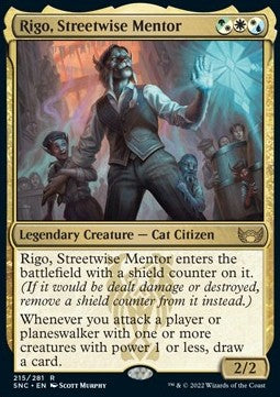 Rigo, Mentor der Straßen SNC-215 Rare Excellent Deutsch Foil
