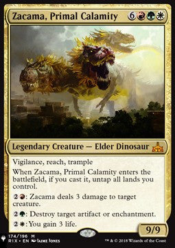 Zacama, Primal Calamity ZNL-174 Mythic Excellent Englisch